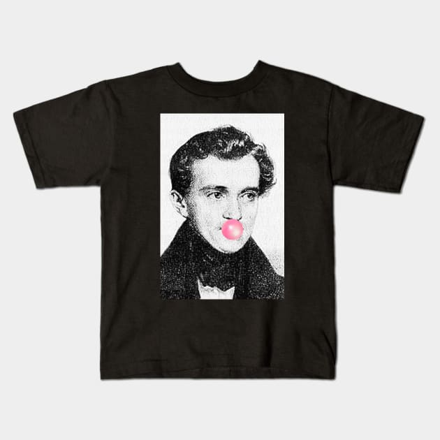 Johann Strauss Kids T-Shirt by TheMusicophile